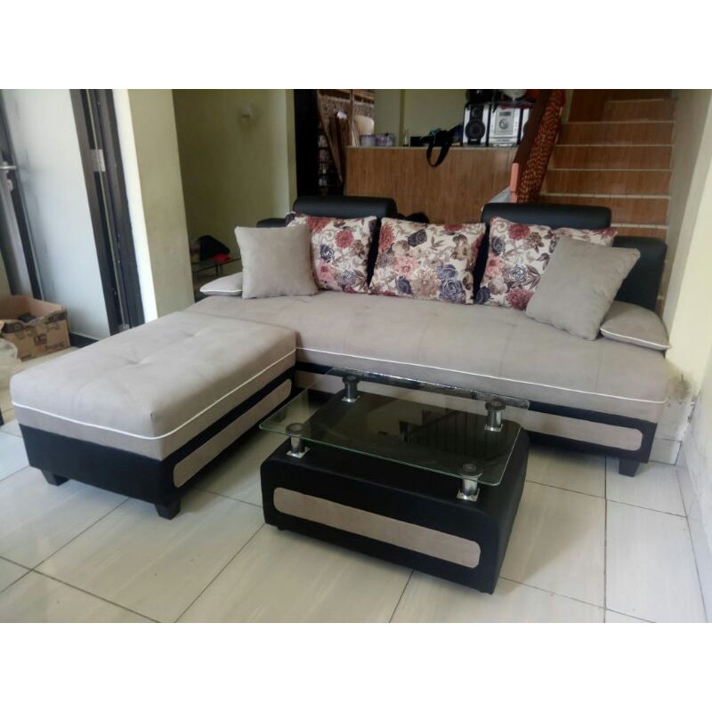 l soffa Jual Soffa L Shape Premium Pakai Per+Busa Termurah Indonesia|Shopee Indonesia