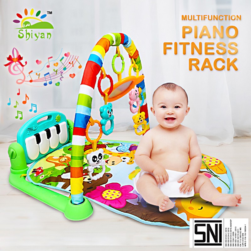 Jual [Shiyan] Baby Gym Musical Set Musik Bayi Playmat Matras Mainan Piano Berkarakter Mainan Anak Anak / Mainan Bayi Murah | Shopee Indonesia