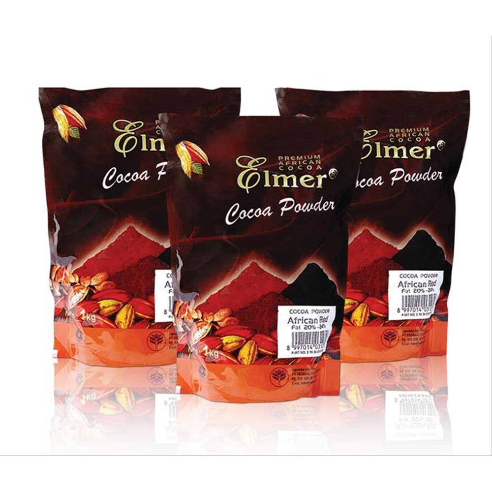 Jual Coklat Bubuk Elmer African Black / Red 1Kg (Black / Red Cocoa Powder) 1 Kg | Shopee Indonesia