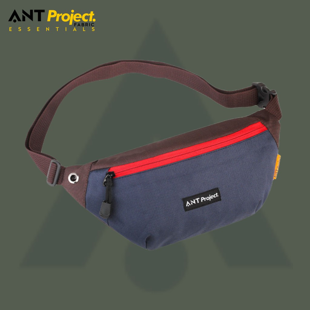 ANT PROJECT Tas Waist bag Original Distro ANT107 Tas Selempang Waistbag Terbaru Shopee Indonesia