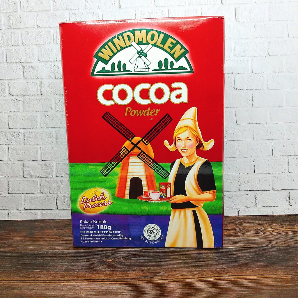 Jual Windmolen Cocoa Powder Bubuk Cokelat 180Gr | Shopee Indonesia