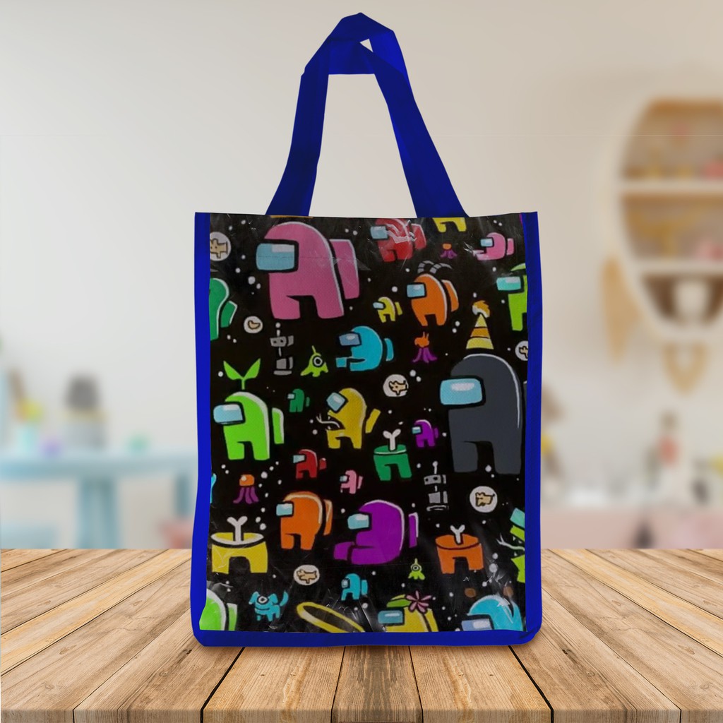 Jual GOODIE BAG POTRAIT AMONG US / TAS ULTAH READY STOK MURAH / TAS