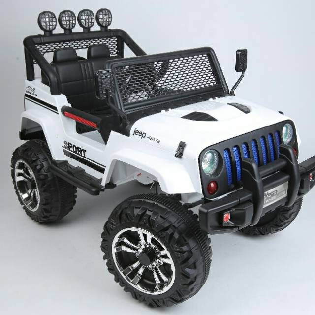 Jual Mainan Anak Mobil Aki Jeep Rubicon , Ban Full Karet (Ada Toko Offline Surabaya) | Shopee Indonesia