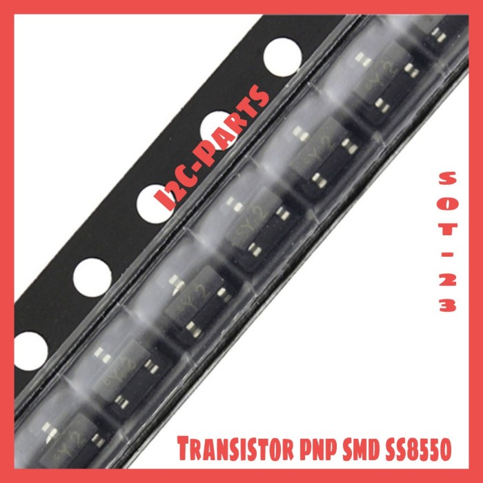 Jual SS8550 SOT23 Marking Y2 SMD Silicon Bipolar Power Transistor PNP