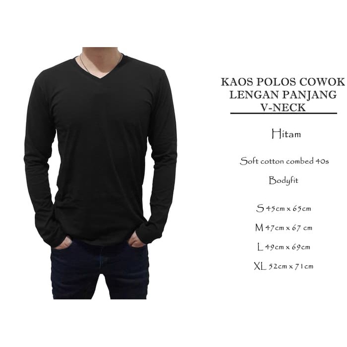 Kaos Polos Leher Panjang Kumpulan Model Kemeja