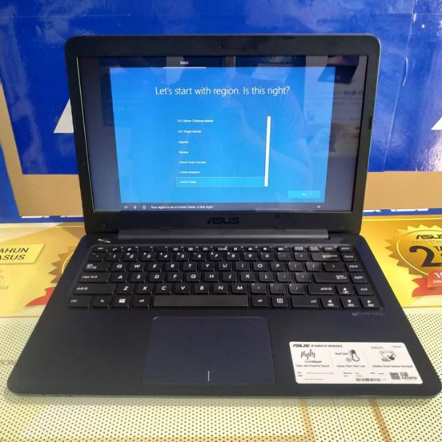 Laptop Asus E402Y AMD E2 7015 4GB 500GB Win10 Second Shopee Indonesia