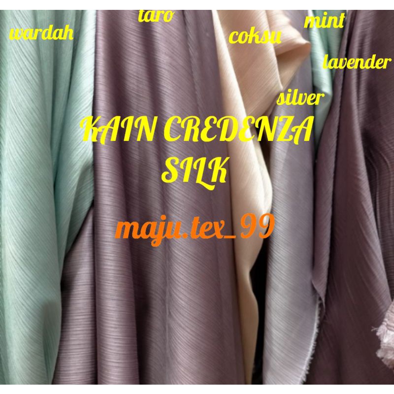 Jual Credenza Silk// Kain satin credenza Shopee Indonesia