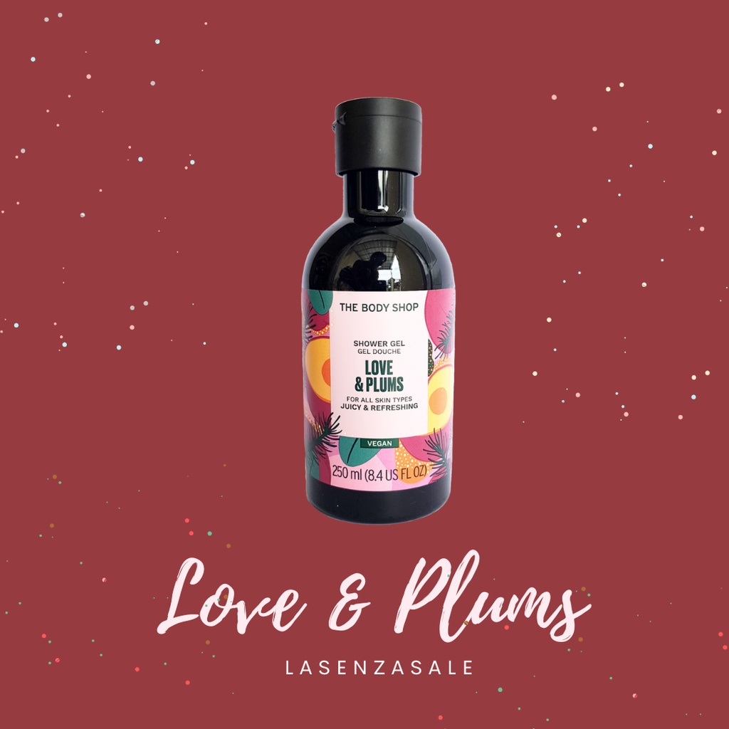 Jual TBS The Body Shop ORIGINAL 100 Love & Plum Shower Gel 250ml