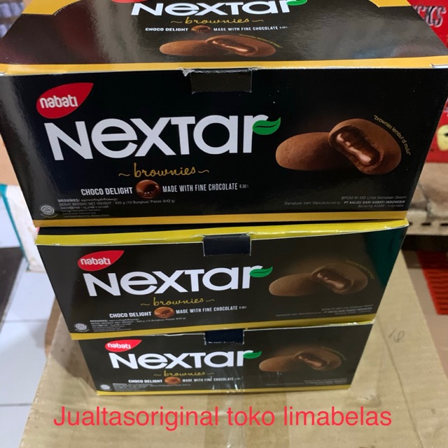 Jual Nabati Nextar Brownies Coklat 34 Gr X 10 Sachet | Shopee Indonesia
