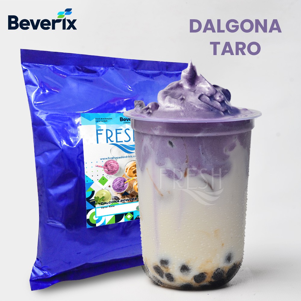Bubuk Dalgona Rasa Taro 1 KG dari Beverix FPD Shopee Indonesia