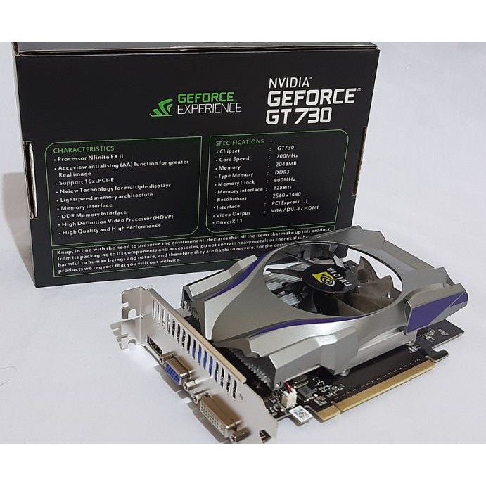 VGA CARD NVIDIA GT730 METRIX NVIDIA GEFORCE DDR3 2GB 128BIT, VGA GT730