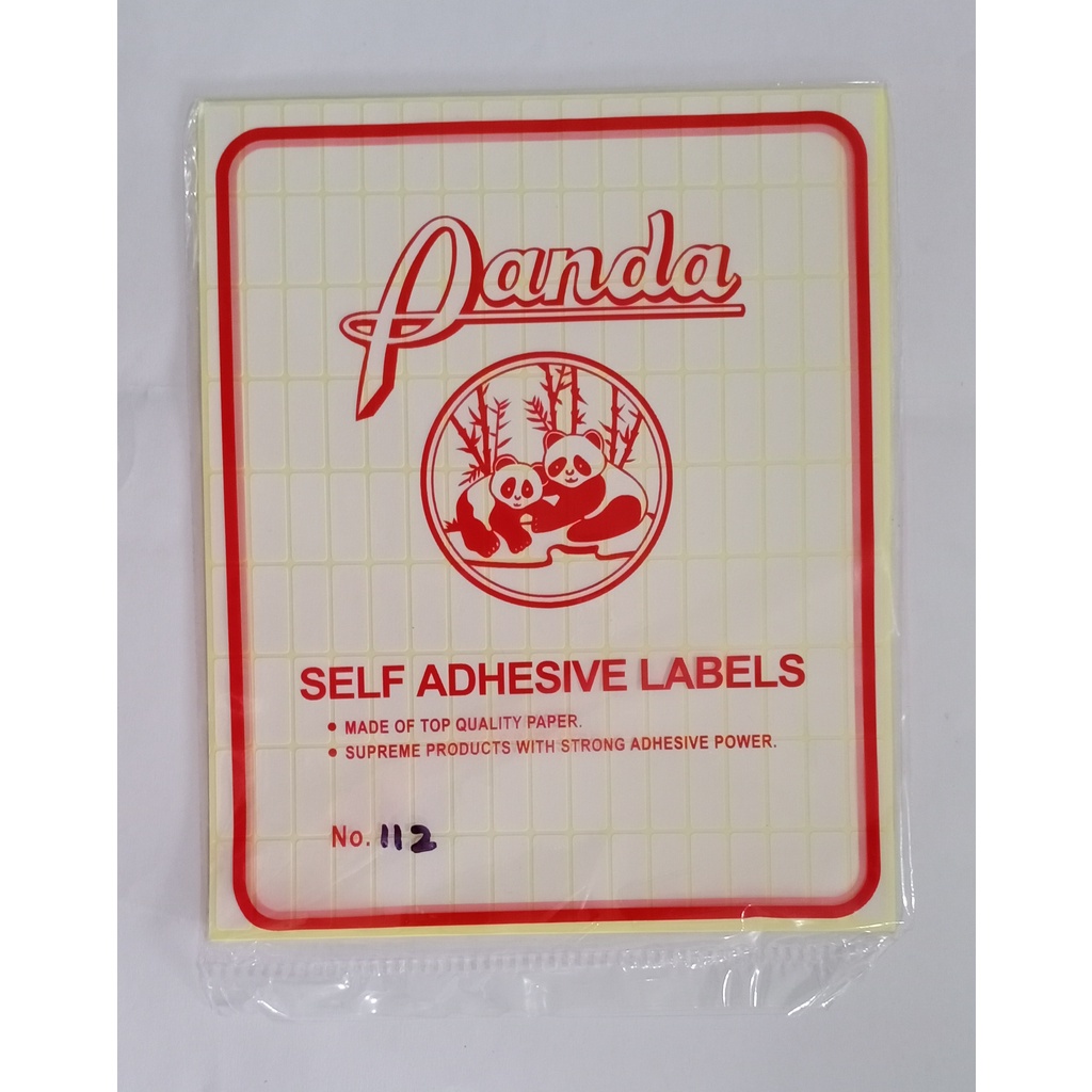 Jual LABEL PANDA 112 Per Pcs Shopee Indonesia