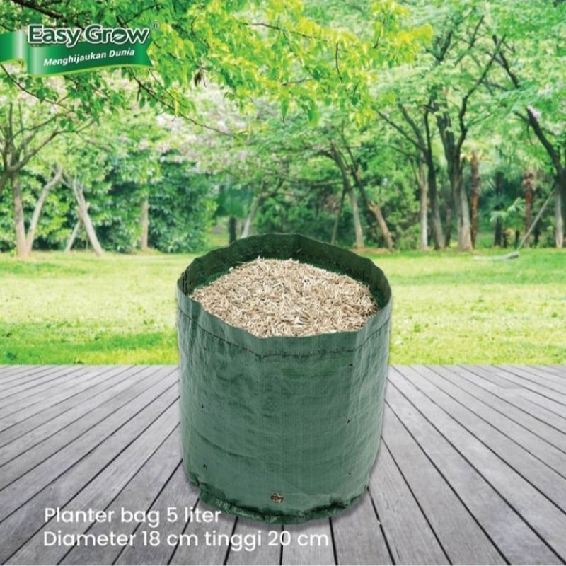 Jual PLANTER BAG 5 LITER EASY GROW / PLANTER.BAG / PLANTERBAG / PLATER