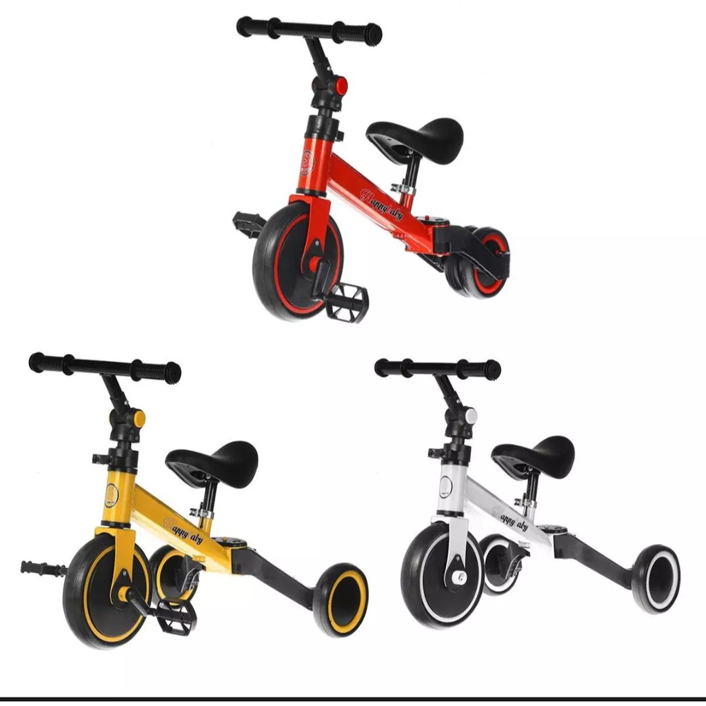 Promo Sepeda Anak 3 Roda 2 in 1/Anak Balance Bike Ride Roda Tiga