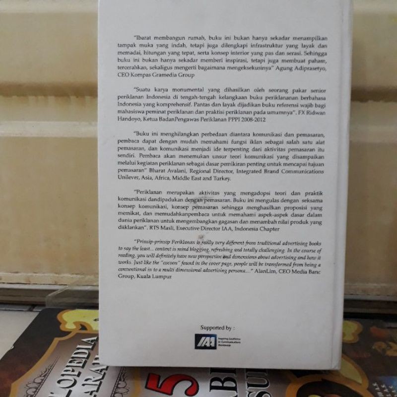 BUKU 100% ORIGINAL PRINSIP- PRINSIP PERIKLANAN | Shopee Indonesia
