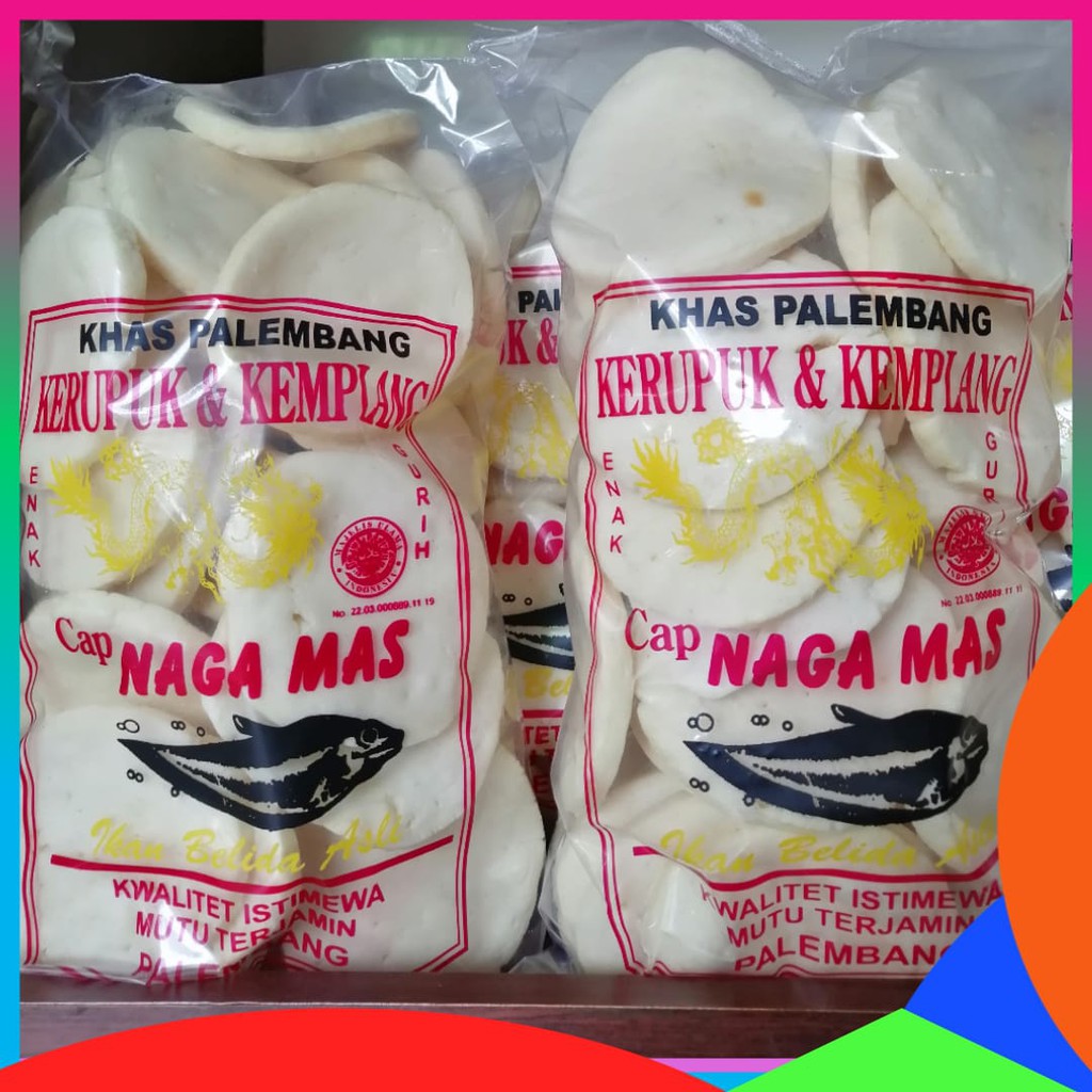 KEMPLANG KERUPUK PALEMBANG 500 GRAM BULATAN BESAR IKAN TENGGIRI