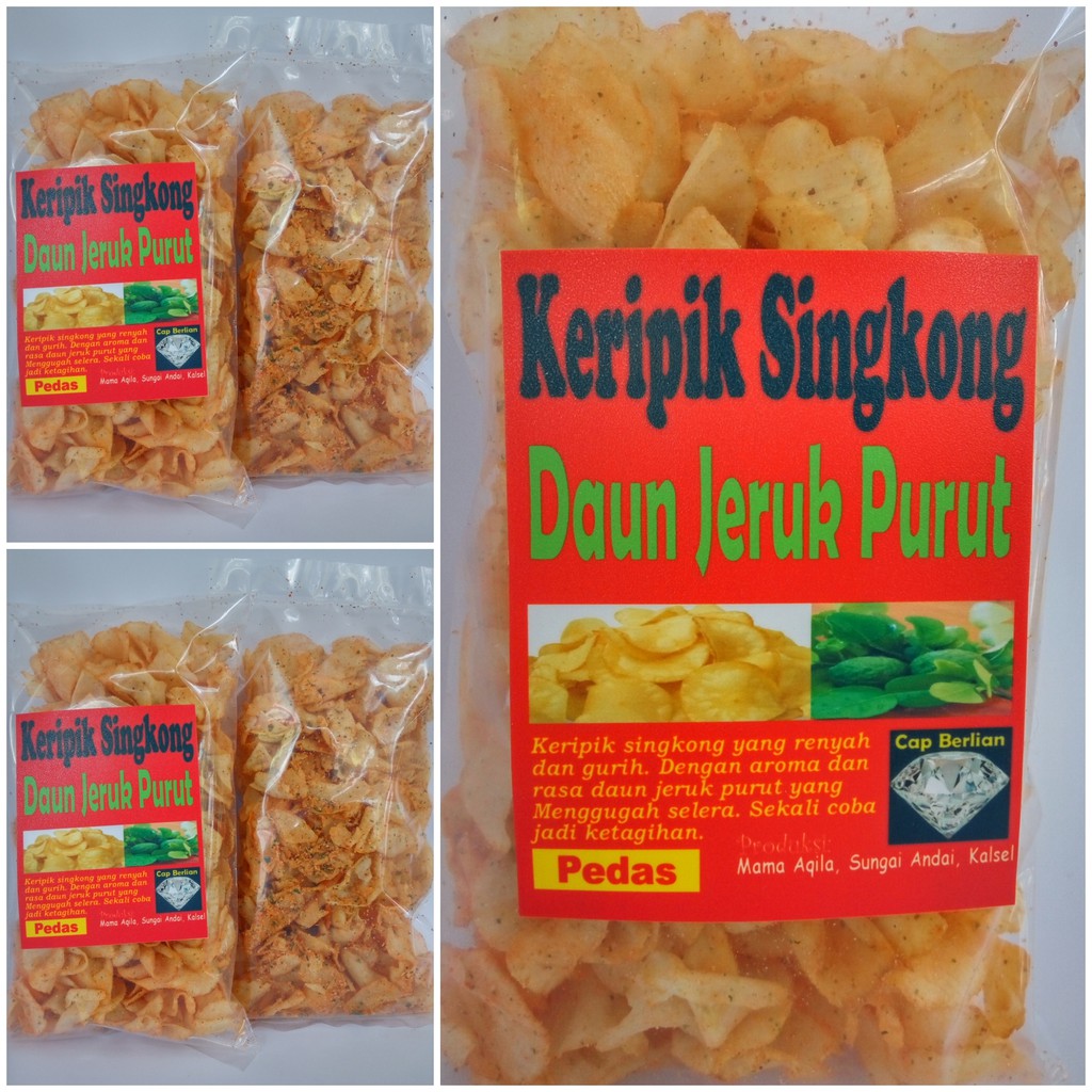 Keripik Singkong Daun Jeruk Resep Kripik Singkong Daun