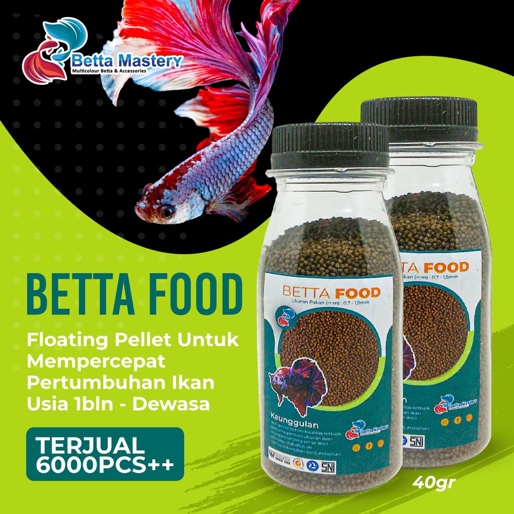 Pakan Ikan Cupang Hias Betta Food Pellet pelet Pakan Ikan Hias Pelet Ikan Hias Shopee Indonesia