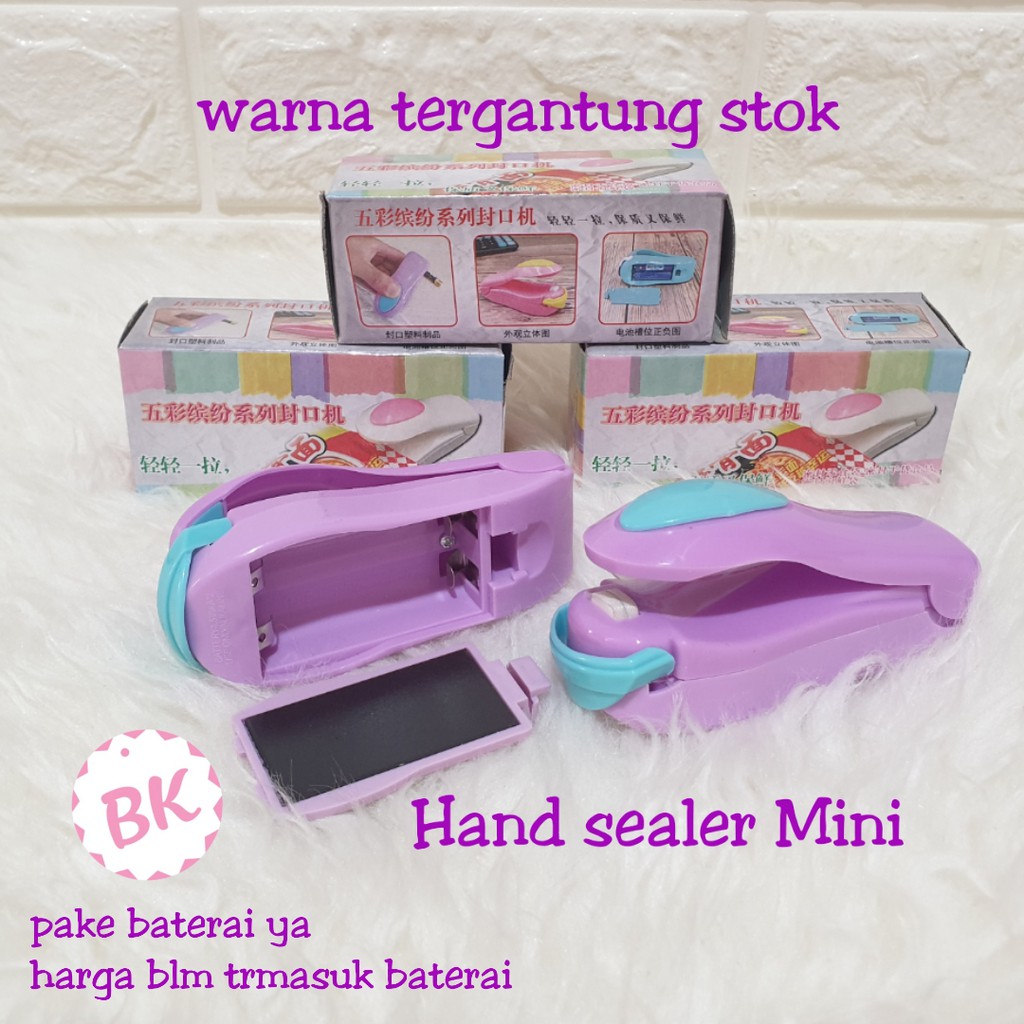Jual Sealer Mini Plastik / Hand Sealer Perekat Plastik Murah Shopee Indonesia