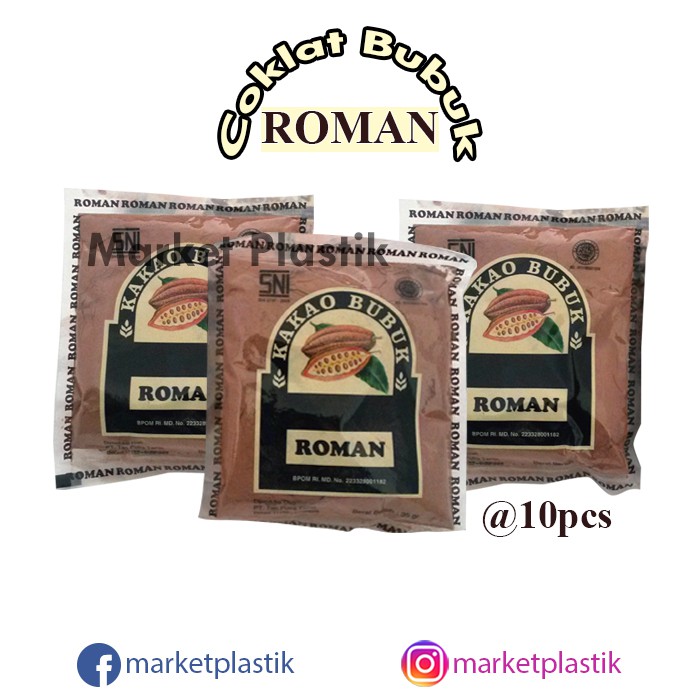 Jual Coklat Bubuk Roman/Cocoa Powder Roman | Shopee Indonesia