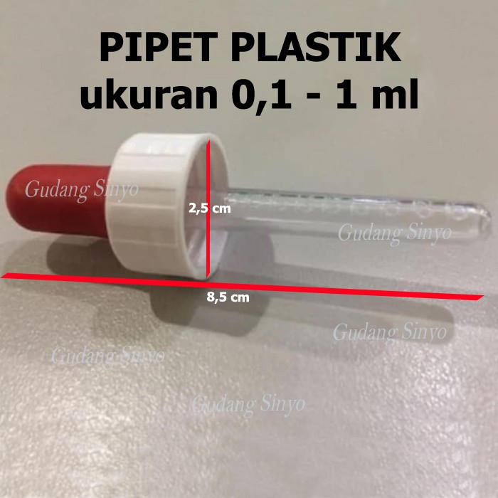 Jual Pipet Plastik Tetes ukuran 0,1 1 ml Shopee Indonesia