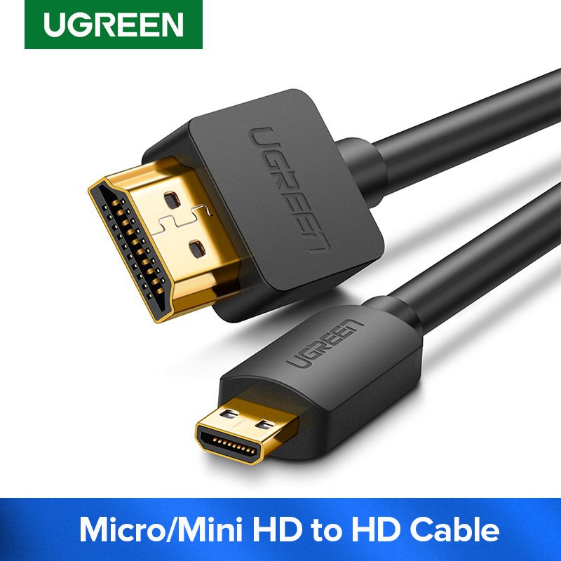 Jual Ugreen Kabel Micro Hdmi Ke Hdmi Male Kecepatan Tinggi Dengan Ethernet Support Lapis Emas Indonesia|Shopee Indonesia