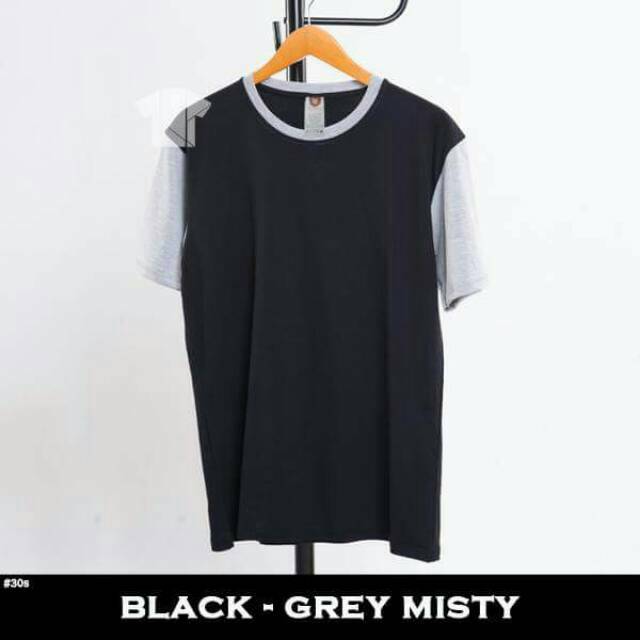 Jual Kaos Polos Pecah Pola BlackGrey Indonesia