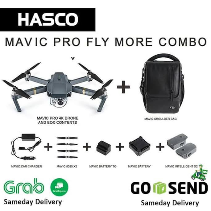 Jual Dji Mavic Pro Fly More Combo | Shopee Indonesia