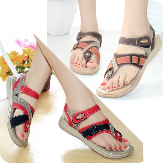 Sepatu Sandal Jepit Sendal Wanita Teplek Mulan 1682