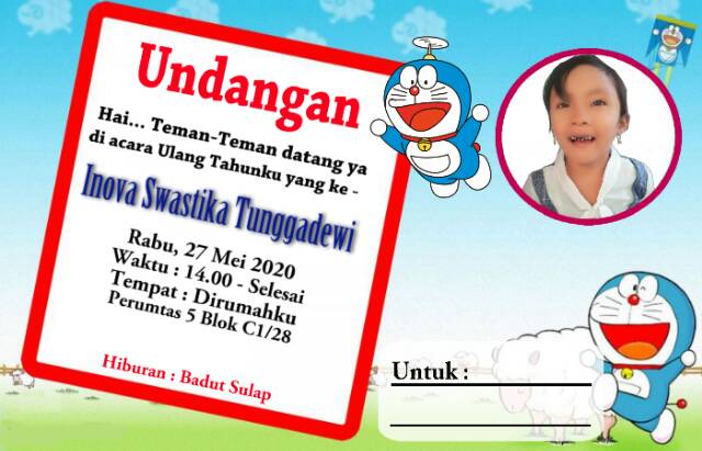 Undangan ultah anak2 doraemon kosong / undangan ultah anak2 doraemon koson… read more undangan ultah anak2 doraemon kosong / undangan ultah anak2 doraemon kosong : Shopee Indonesia Jual Beli Di Ponsel Dan Online