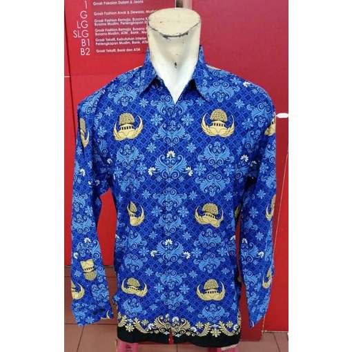 Jual batik korpri terbaru 2022 /korpri pns pria 2022 / kemeja korpri pns pria 2022/ seragam