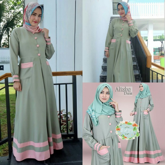 Baju Gamis Diana / Busana Muslim / Baju / BUAT MBAK BAPAK IBUK