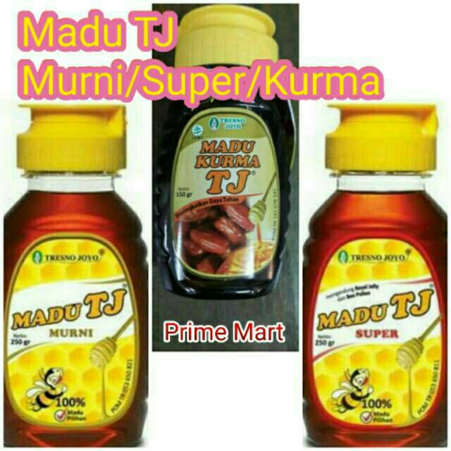 Madu TJ Murni / Madu TJ Super / Madu TJ Kurma 500ml