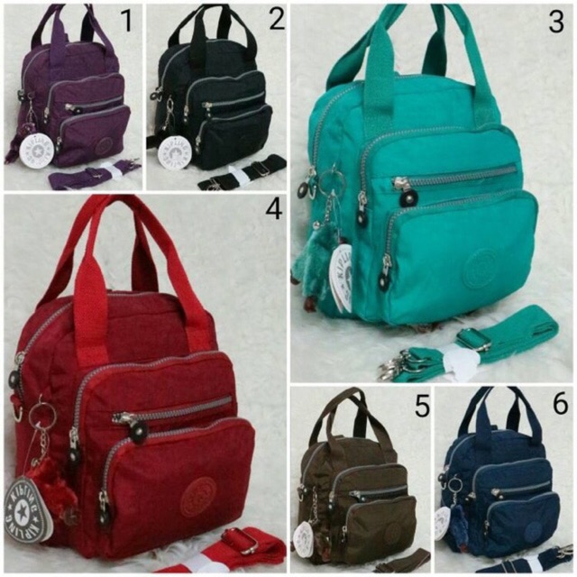TAS KIPLING KP 98012 3IN1 JINJING/SELEMPANG/RANSEL