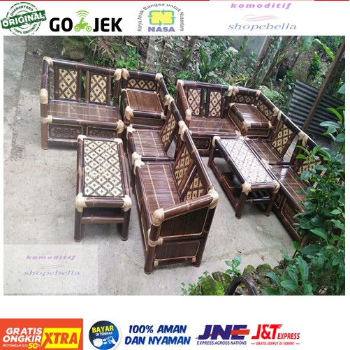 kursi bambu rotan custome | Shopee Indonesia