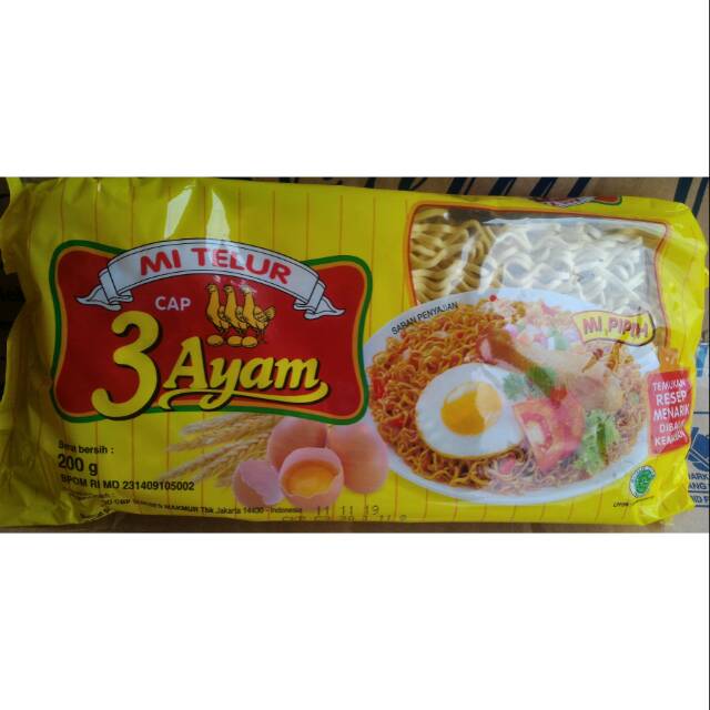 Mie Telur Cap 3 Ayam Shopee Indonesia