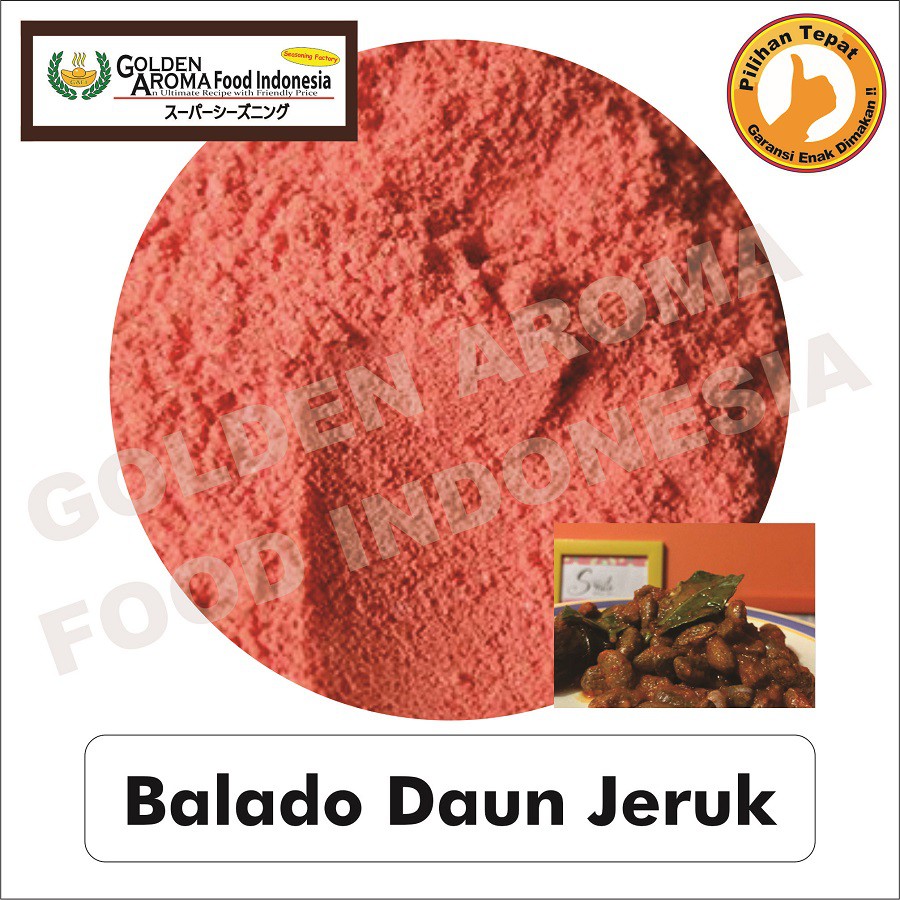 Bumbu Tabur Rasa Balado Daun Jeruk, Jual Bubuk Tabur Balado Daun Jeruk