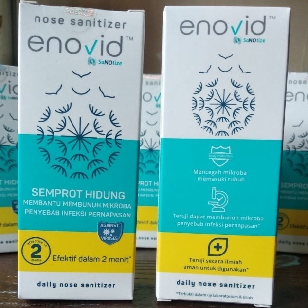 Jual ENOVID NOSE SANITIZER ANTI VIRUS NASAL SPRAY SEMPROT HIDUNG 25