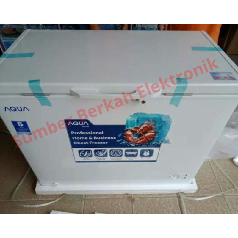 Jual AQUA Chest Freezer / Box Freezer 200 Liter 165watt AQF200 PROMO murah bandung Shopee