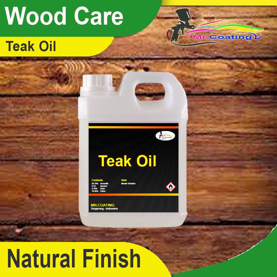 Jual TEAK OIL Finishing Kayu Natural 1 Liter Shopee Indonesia