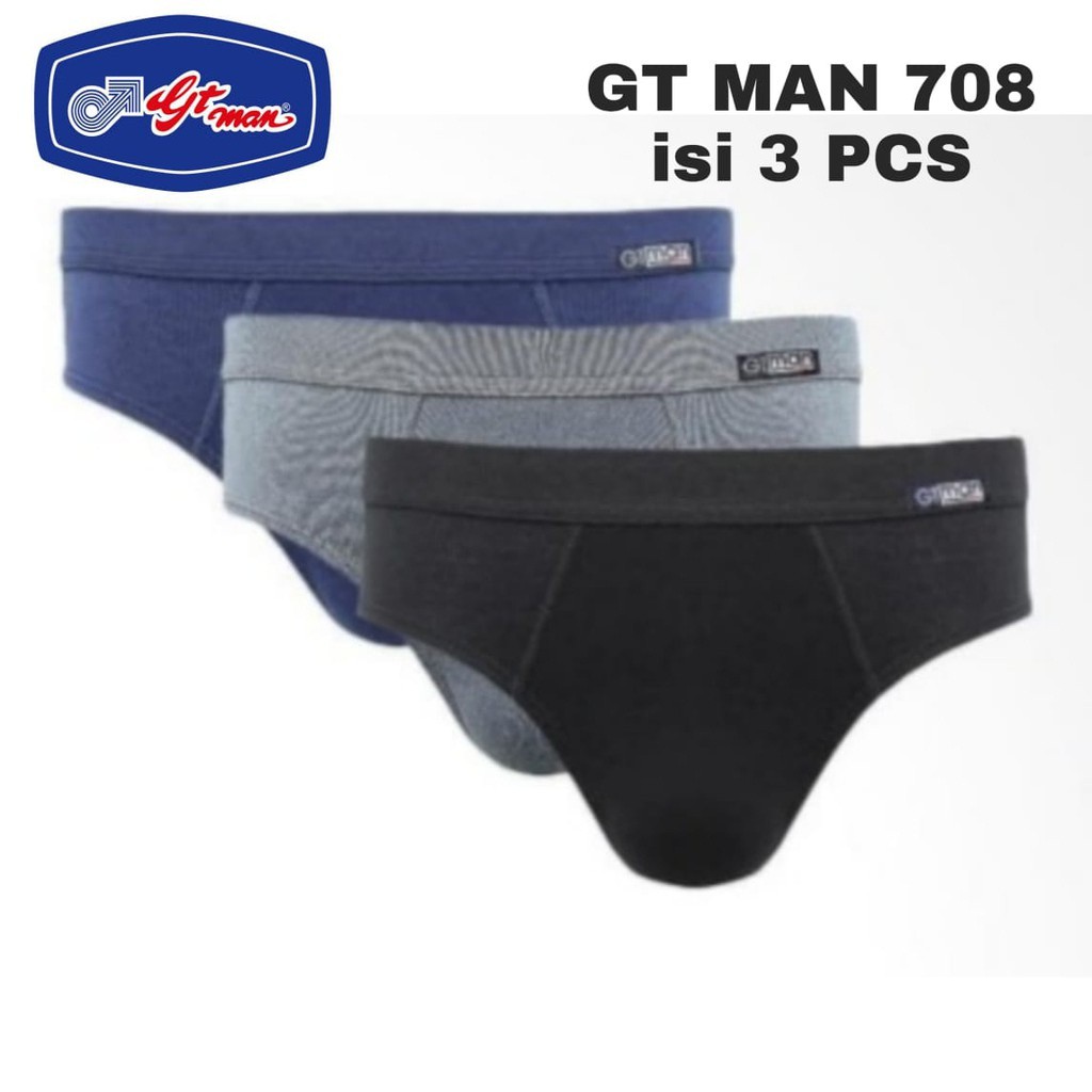 Celana dalam pria GTMan celana CD GTMan GT man 708 mini spandek Shopee Indonesia