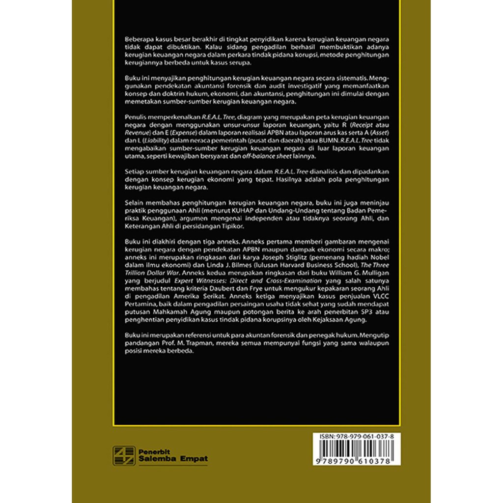 Menghitung Kerugian Keuangan Negara - Theodorus M Tuanakotta | Shopee  Indonesia