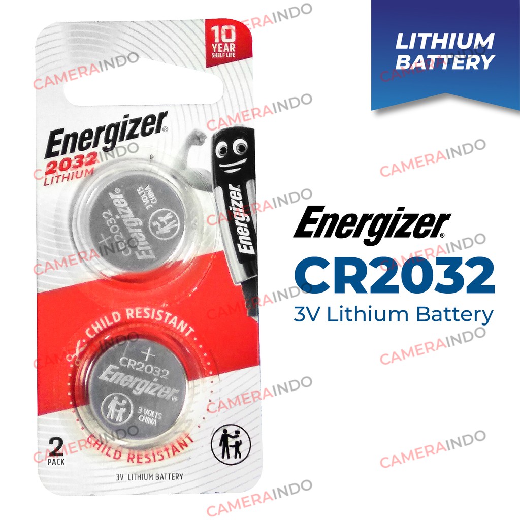 Jual Battery Energizer Cr2032 Lithium 3V Button Cell | Shopee Indonesia