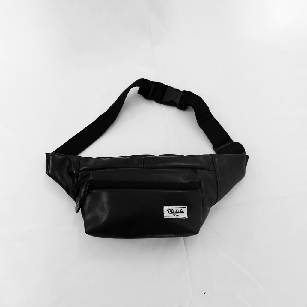 Tas Selempang/Waist Bag Kulit Sintetis Tas MRBABA KULIT SINTETIS (Waterproof) Kualitas