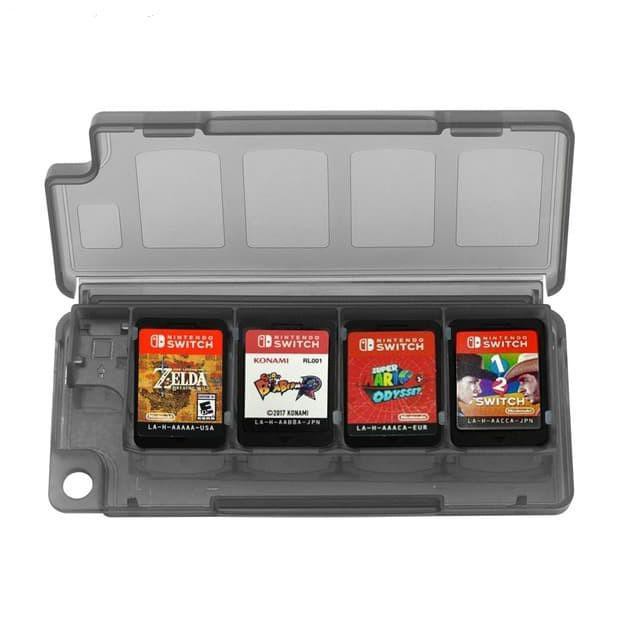 Jual New / Nintendo Switch Game Card Case, 8 + 2 Slot, Warna Hitam Berkualitas | Shopee Indonesia