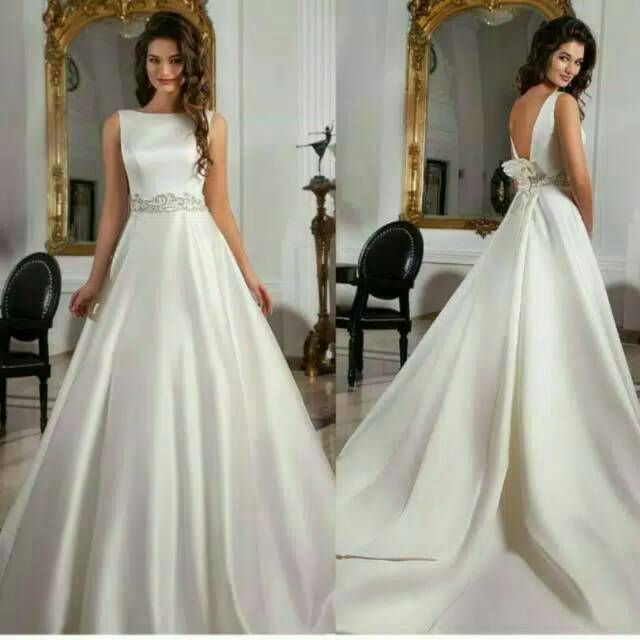 Jual Bahan Kain Duchess /BRIDAL (harga per setengah meter/50cm