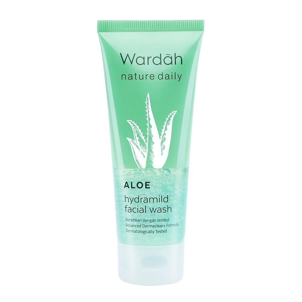 Jual Wardah Nature Daily Aloe Hydramild Facial Wash