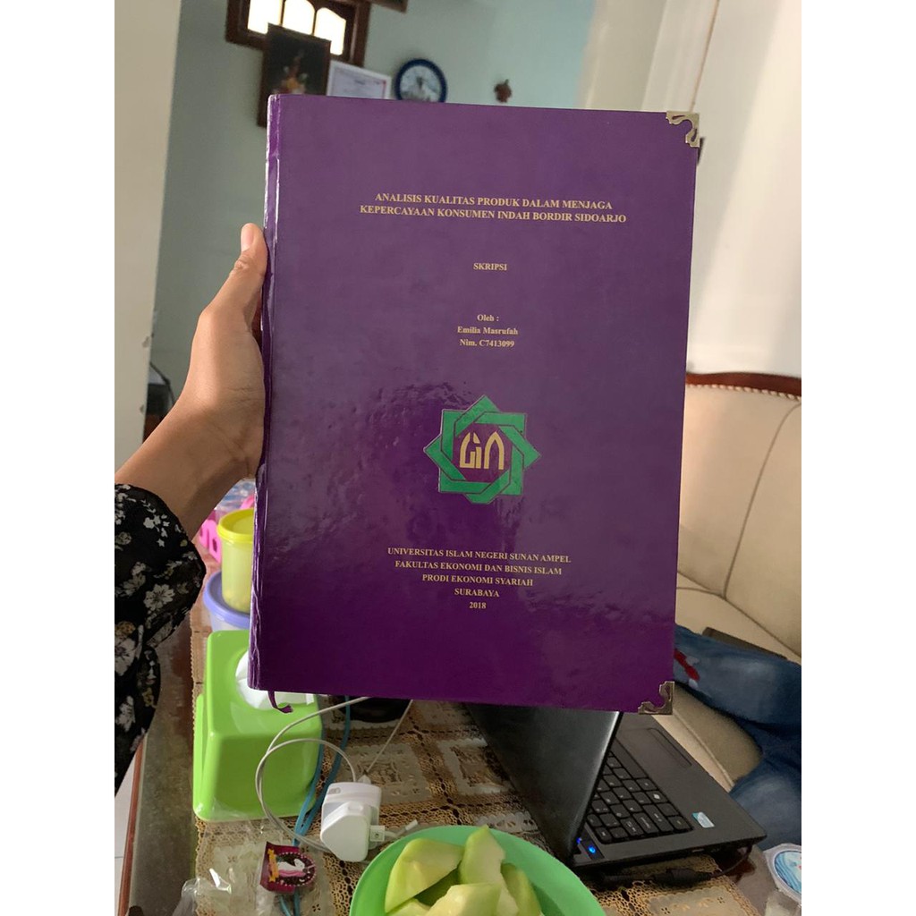 Jual Print Dan Cetak Jilid Hard Kover / Hard Cover / Hardcover Skripsi, Buku, Tesis Kampus Uinsa Surabaya Indonesia|Shopee Indonesia