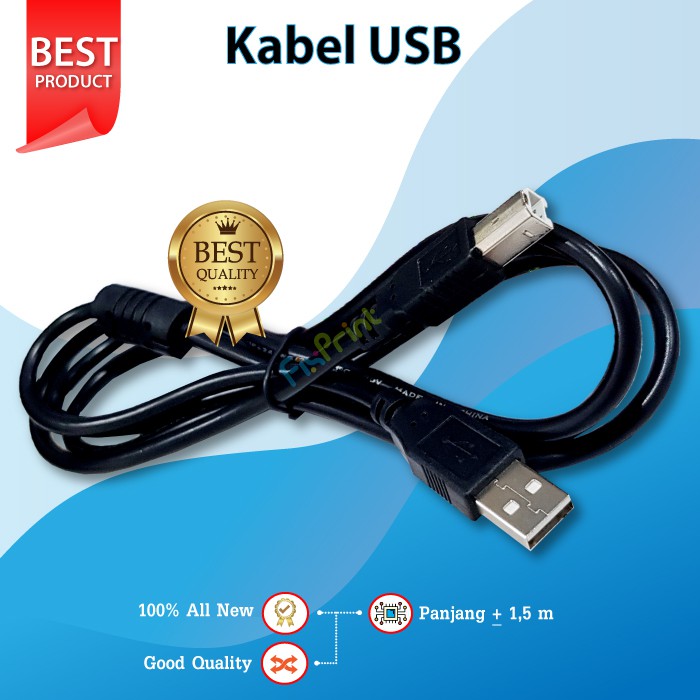 Jual Kabel Usb Printer Canon Epson Hp Brother Cpu Print Komputer Laptop Notebook | Shopee Indonesia
