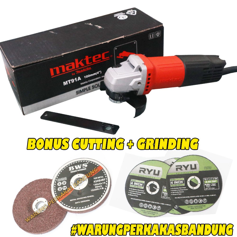 Mesin Gerinda Grinda Tangan Maktec MT90 MT 90